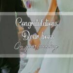 “Best Wedding Messages for My Boss”