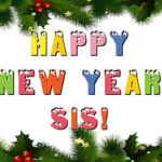 Happy new year Wishes for sister