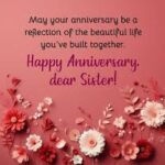 Heartfelt Anniversary Wishes for My Wonderful Sister