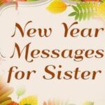 Happy new year Messages for sister