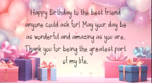 Birthday Wishes for Bestie