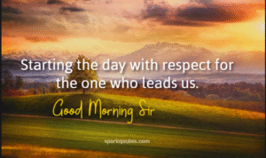 Good Morning